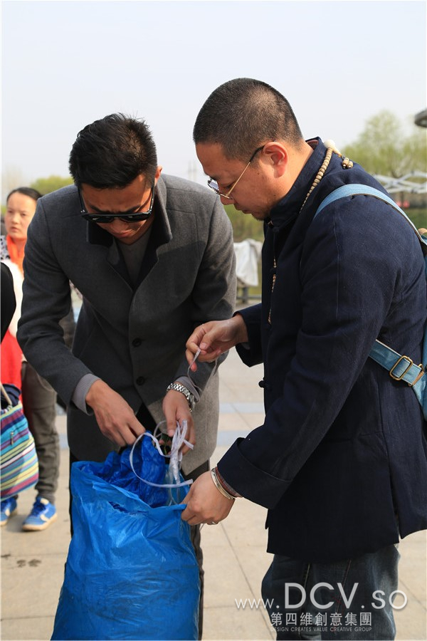 让生命回归自然，DCV第四维设计团队灞桥湿地公园放生活动