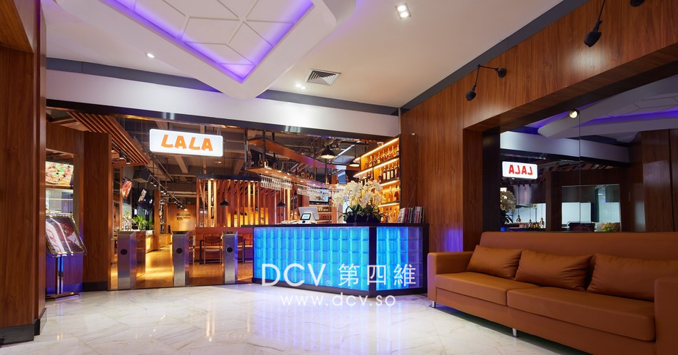 西安-LALA LAND 海岸阳光美式时尚精品自助餐厅（高新店）室内装修设计