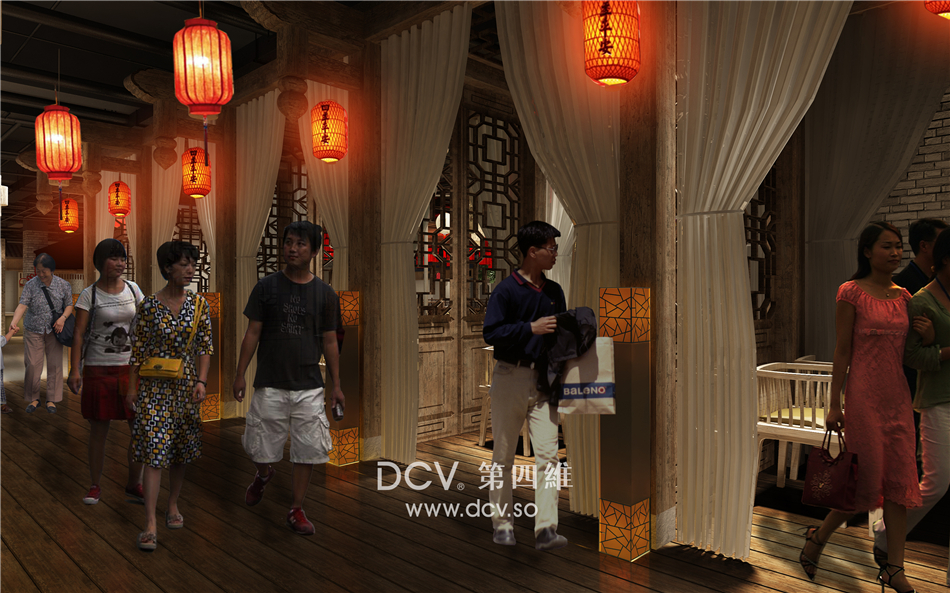 甘肃-《庆州老街》文化主题商业综合体室内装修设计