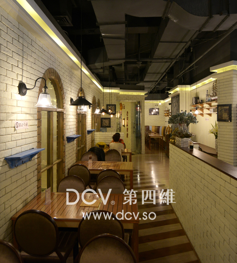 西安-慢生活冷火锅地中海主题餐厅设计