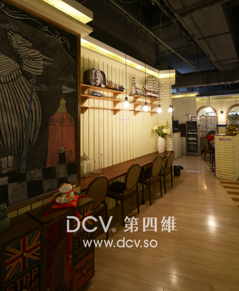 西安-慢生活冷火锅地中海主题餐厅设计