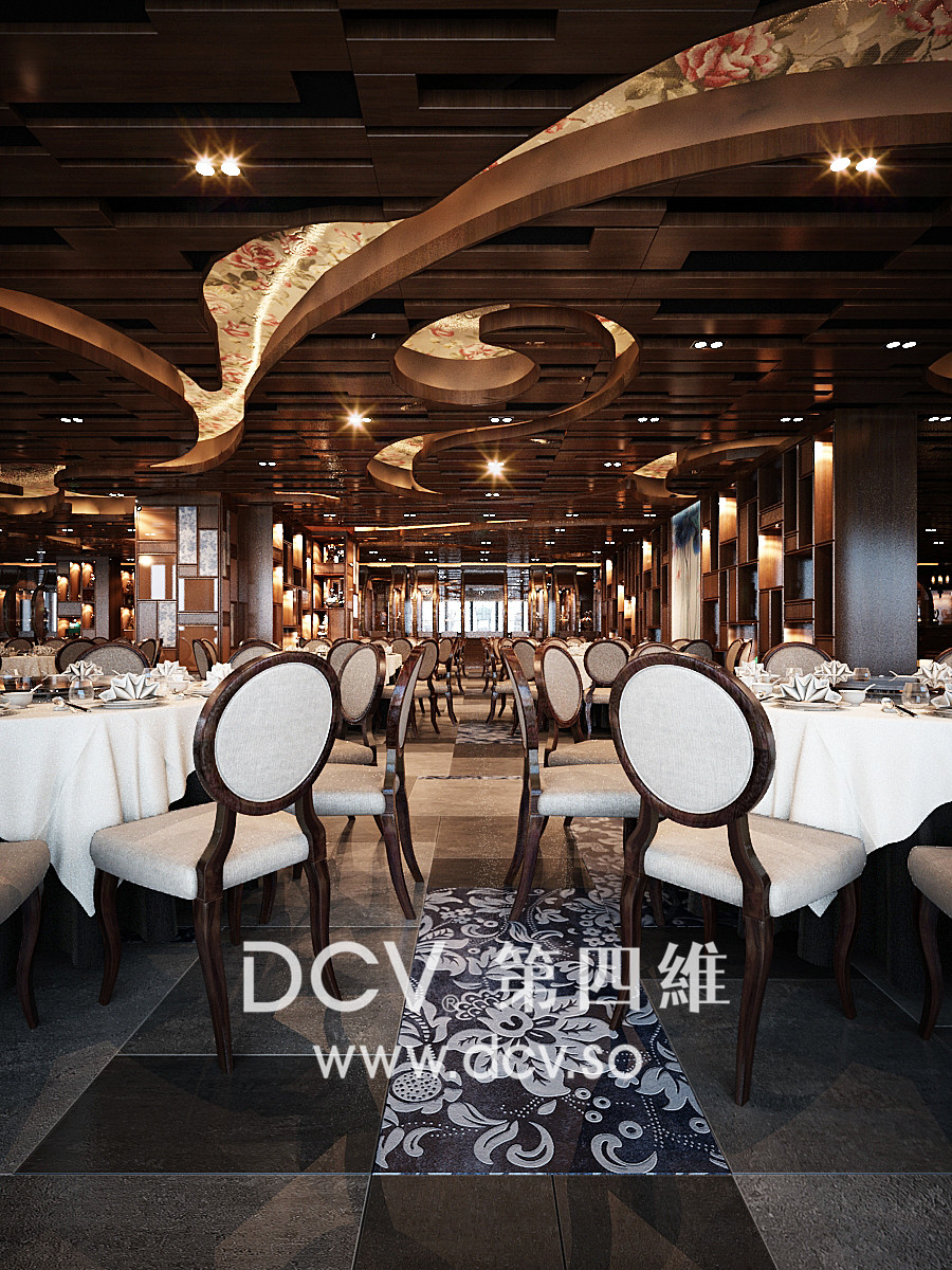 西安-太子轩青花主题餐厅设计