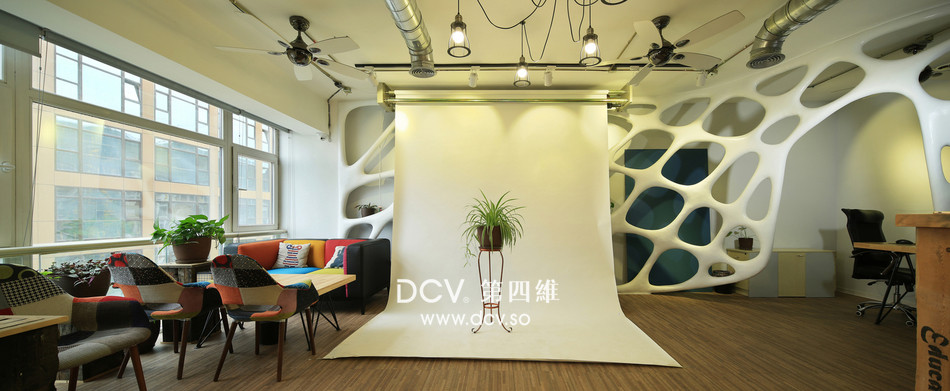 西安-DCV第四维公司办公室多功能厅室内装修设计